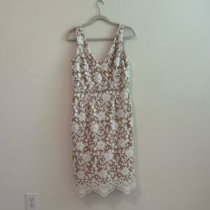 Anthropologie BHLDN Elegant White Lace Dress